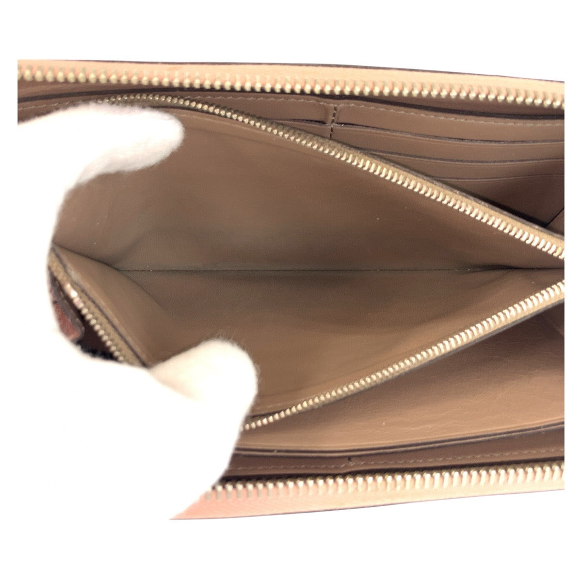 21710
LOUIS VUITTON ルイヴィトン ポルトフォイユ コメット マグノリア ピンク グレージュ シルバー金具 レザー M60148 長財布 ロングウォレット レディース AB21