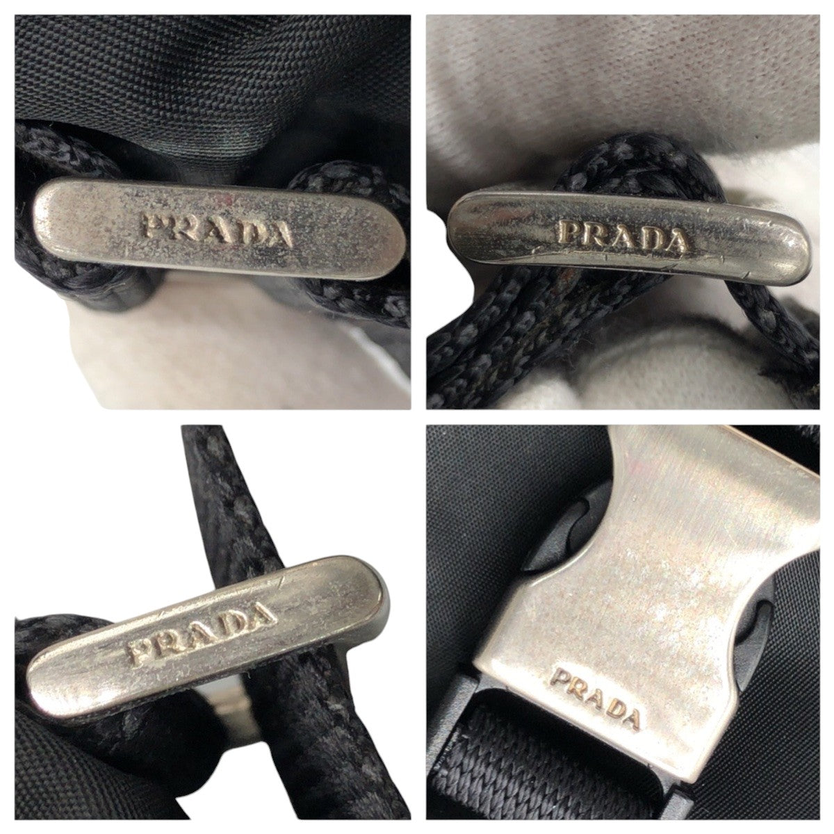 21712
PRADA プラダ テスート 三角ロゴ ブラック 黒 ナイロン ショルダーバッグ メッセンジャーバッグ 男女兼用 メンズ AB21