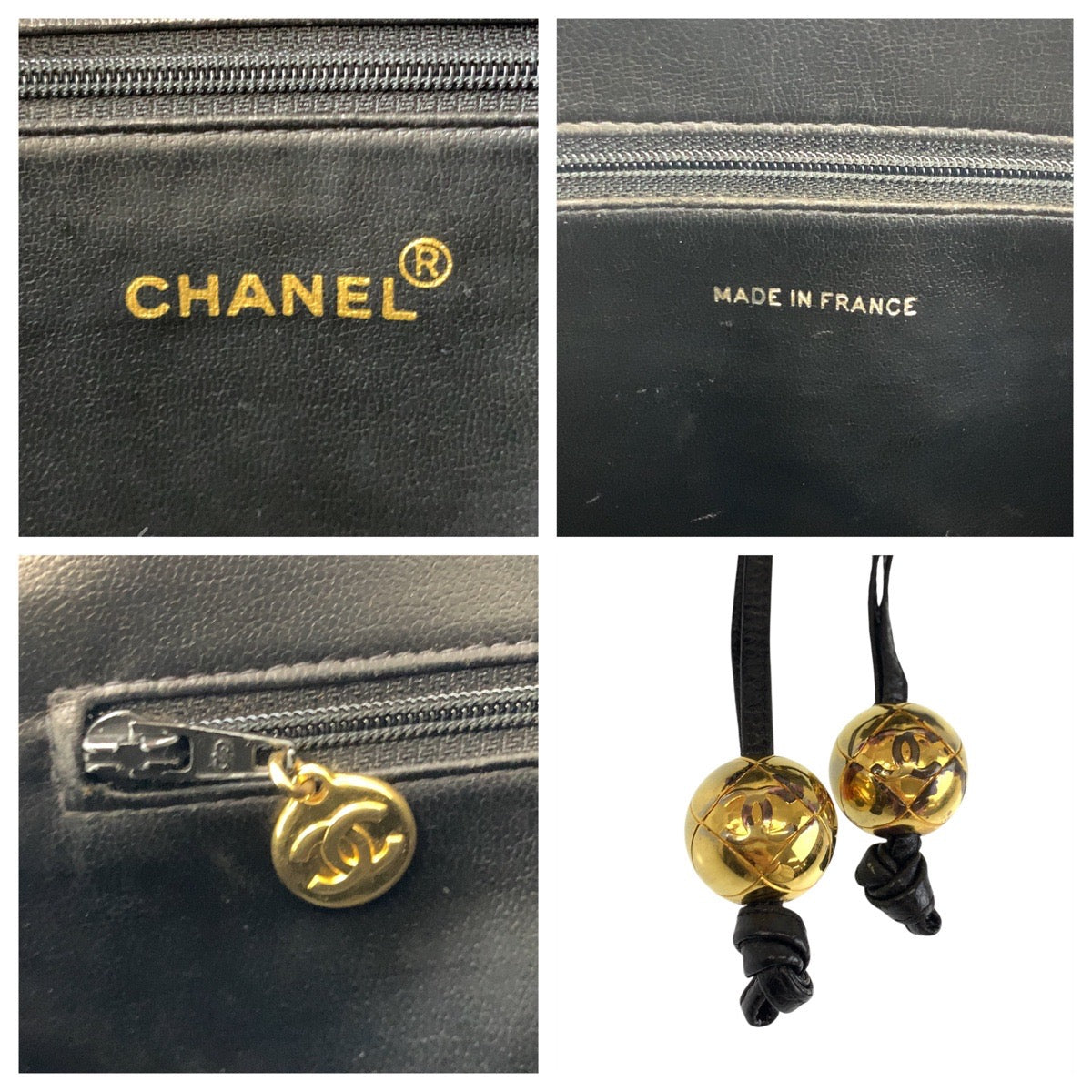 21741
CHANEL シャネル ココマーク ブラック 黒 ゴールド金具 レザー トートバッグ ショルダーバッグ レディース ABP138