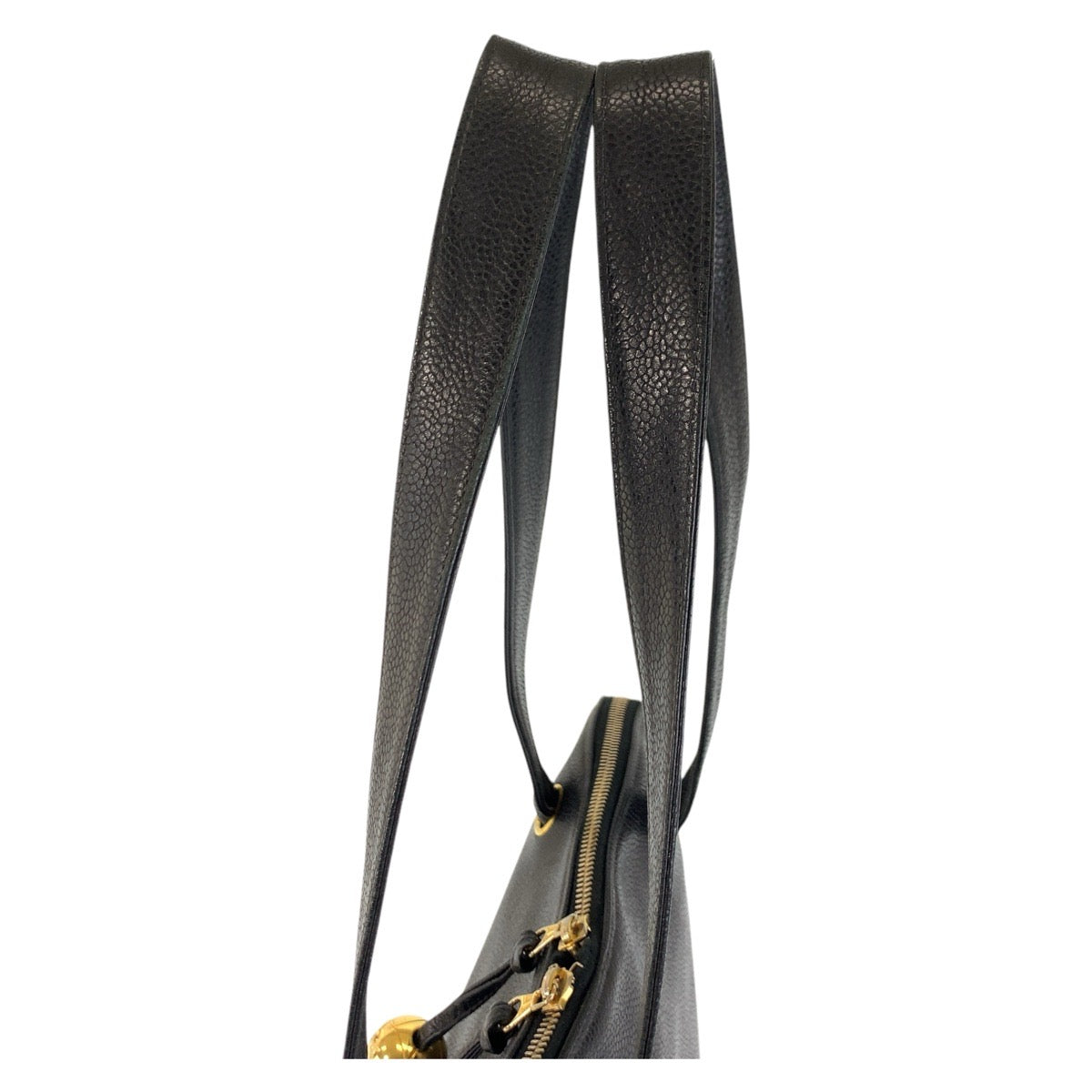 21741
CHANEL シャネル ココマーク ブラック 黒 ゴールド金具 レザー トートバッグ ショルダーバッグ レディース ABP138