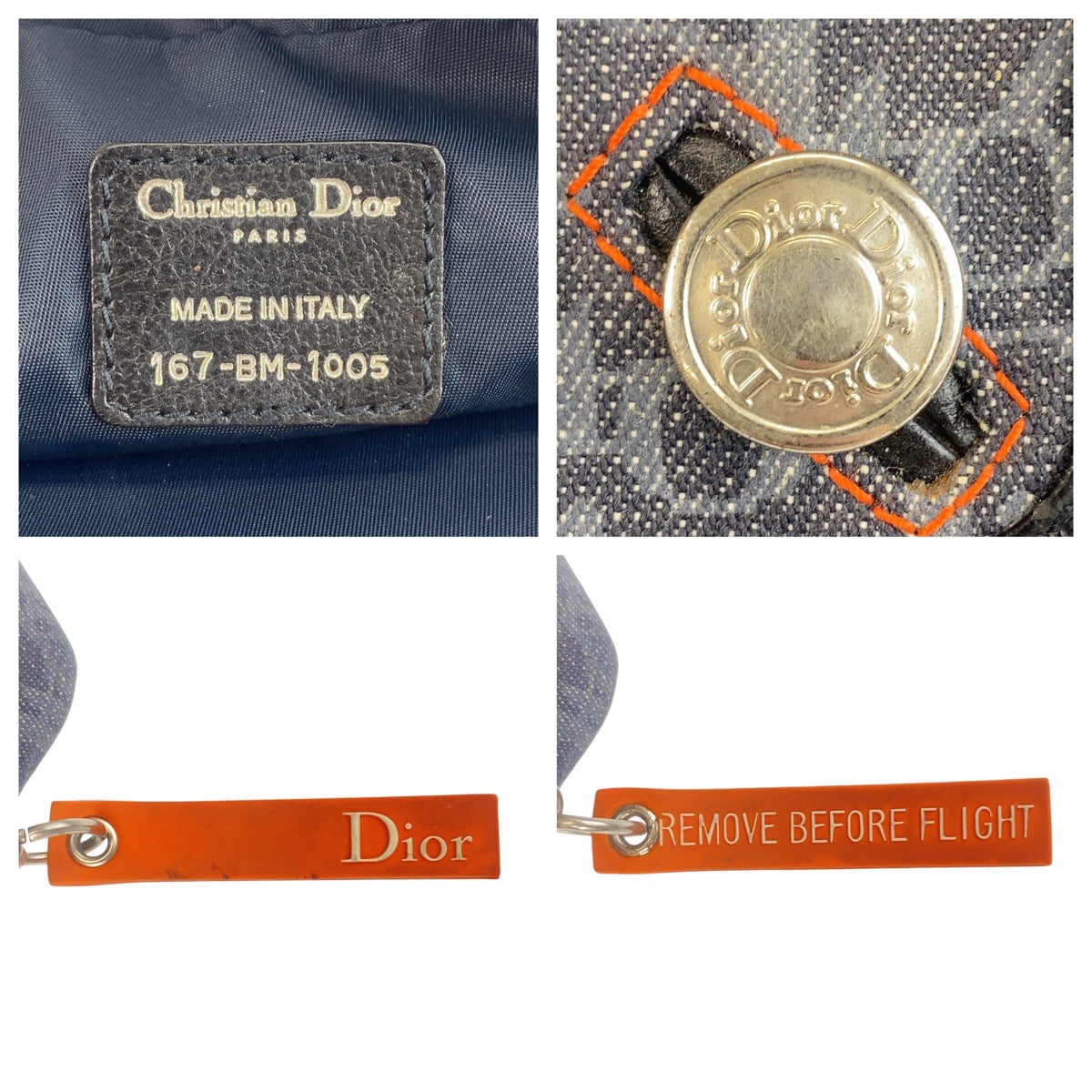 21742
Dior ディオール フライトライン トロッター ネイビー ブラック オレンジ シルバー金具 キャンバス ショルダーバッグ ポシェット レディース ABP52