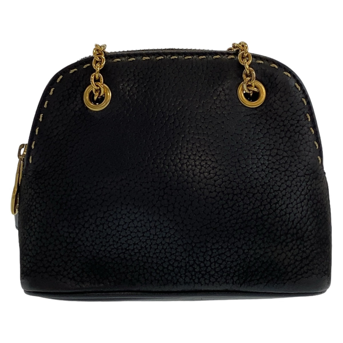 21750
CELINE セリーヌ ヴィンテージ トリオンフ ブラック 黒 ゴールド金具 レザー ミニショルダーバッグ アクセサリーポーチ ポシェット レディース ABP38