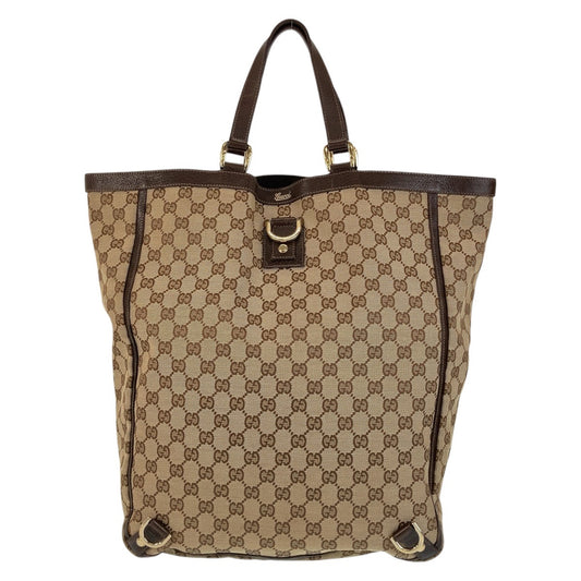 21754
GUCCI グッチ アビー ブラウン ゴールド金具 GGキャンバス / レザー 130733 トートバッグ ショルダーバッグ レディース ABP46