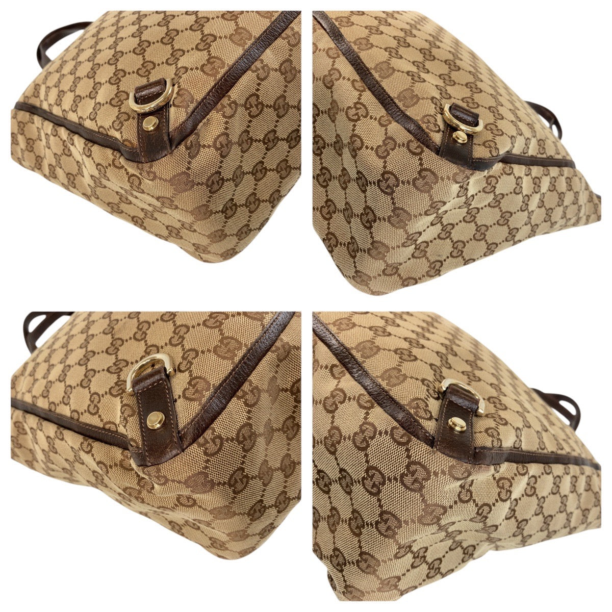 21754
GUCCI グッチ アビー ブラウン ゴールド金具 GGキャンバス / レザー 130733 トートバッグ ショルダーバッグ レディース ABP46
