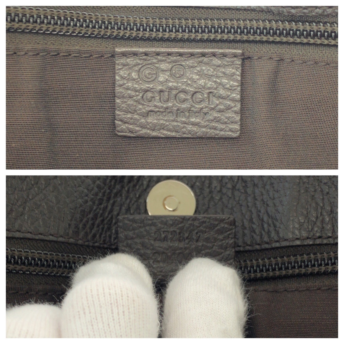 21763
GUCCI グッチ ブラウン ゴールド金具 GGキャンバス 272347 トートバッグ ハンドバッグ メンズ ABP41