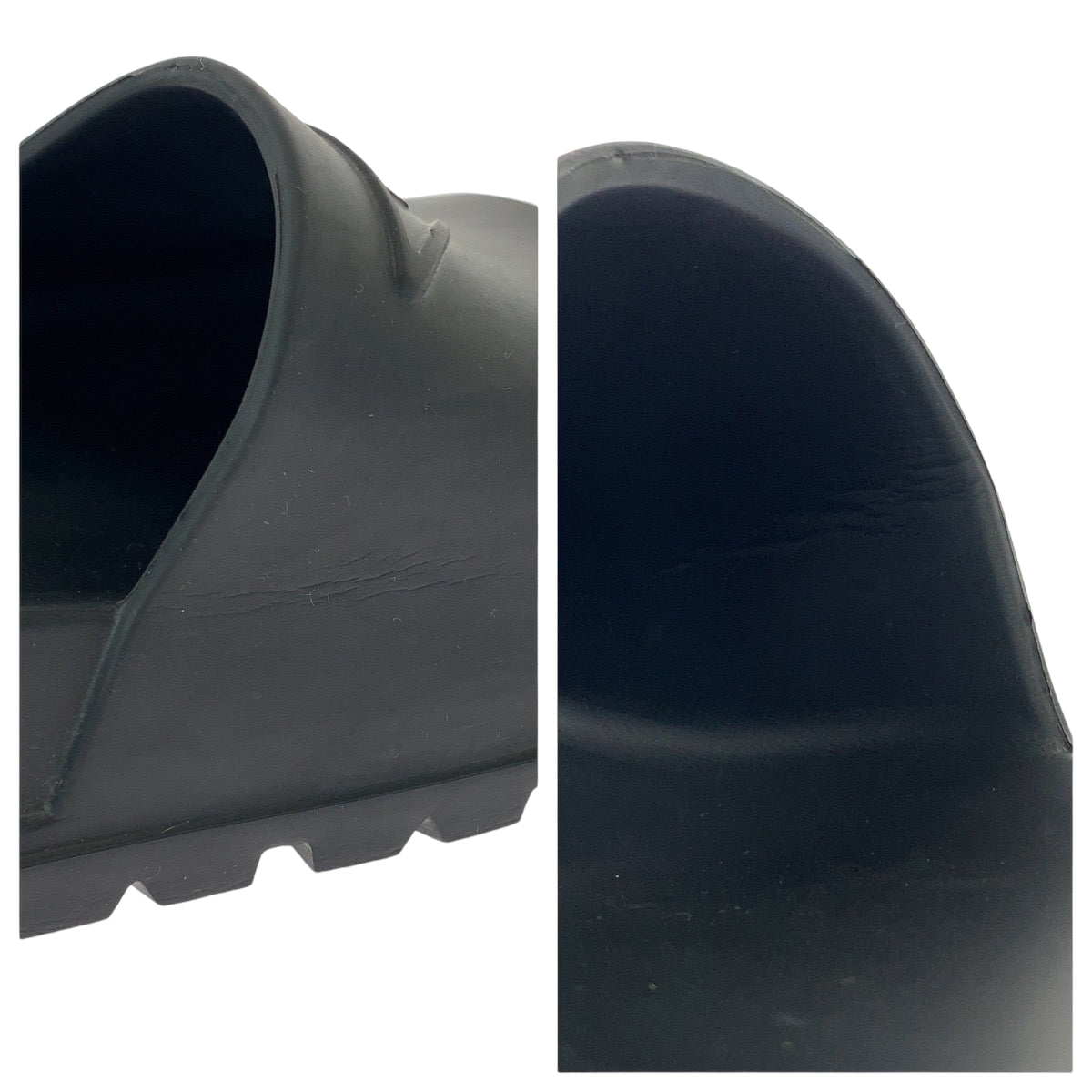 21766
PRADA プラダ スライドサンダル ロゴ 25-26cmくらい ブラック ラバー サンダル メンズ AB28