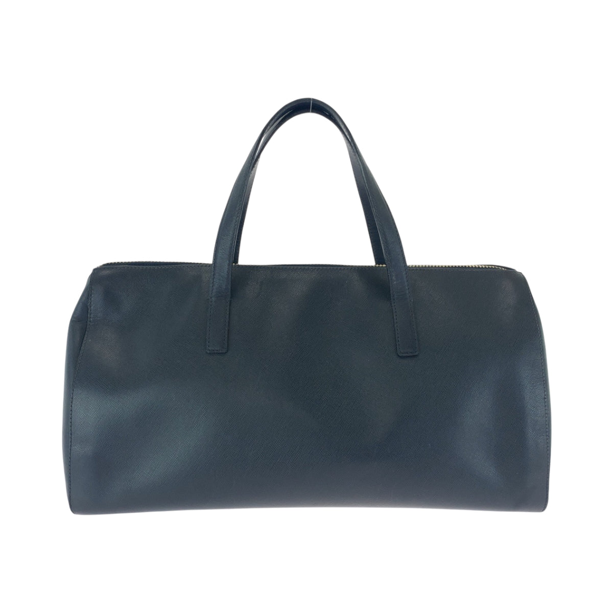 21770
PRADA プラダ ヴィンテージ サフィアーノ ネイビー ゴールド金具 レザー ボストンバッグ ハンドバッグ レディース AB40