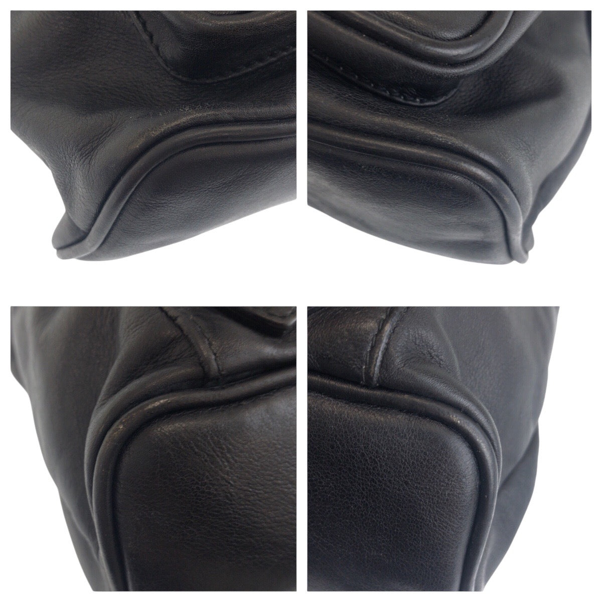 21773
GUCCI グッチ ヴィンテージ バンブー ブラック 黒 ゴールド金具 レザー 006 2040 0016 バックパック リュックサック レディース AB40