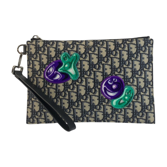 21810
Dior ディオール オブリーク ケニーシャーフ ネイビー キャンバス / レザー 22-BO-0211 クラッチバッグ セカンドバッグ メンズ AB30