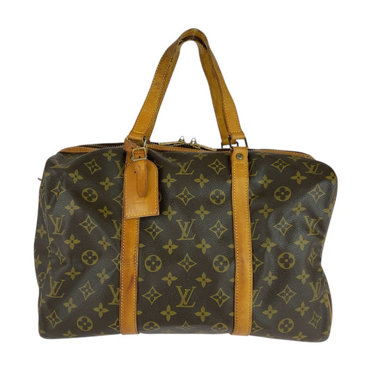 21813
LOUIS VUITTON ルイヴィトン モノグラム サックスプール35 ブラウン ゴールド金具 PVC / レザー M41626 ハンドバッグ ボストンバッグ レディース B23