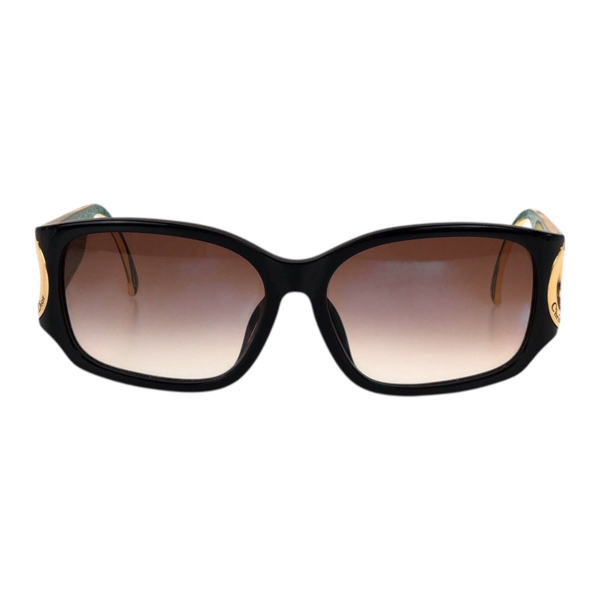 21825
Christian Dior クリスチャンディオール ヴィンテージ グリーン ゴールド金具 プラスチック 2660A 90 57□14 サングラス 男女兼用 スクエア レディース AB15