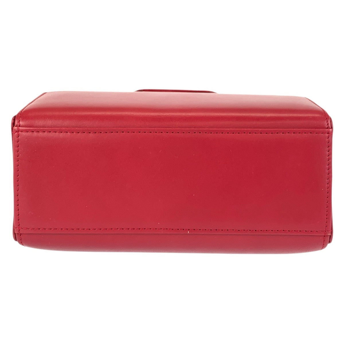 21839
Givenchy Vintage Circle Logo Red Gold Hardware Leather Handbag Ladies A38