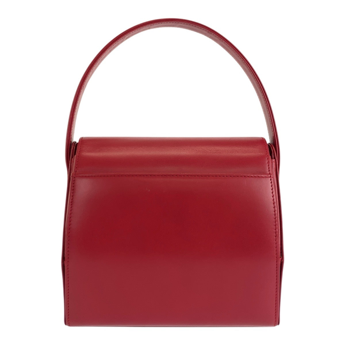 21839
Givenchy Vintage Circle Logo Red Gold Hardware Leather Handbag Ladies A38
