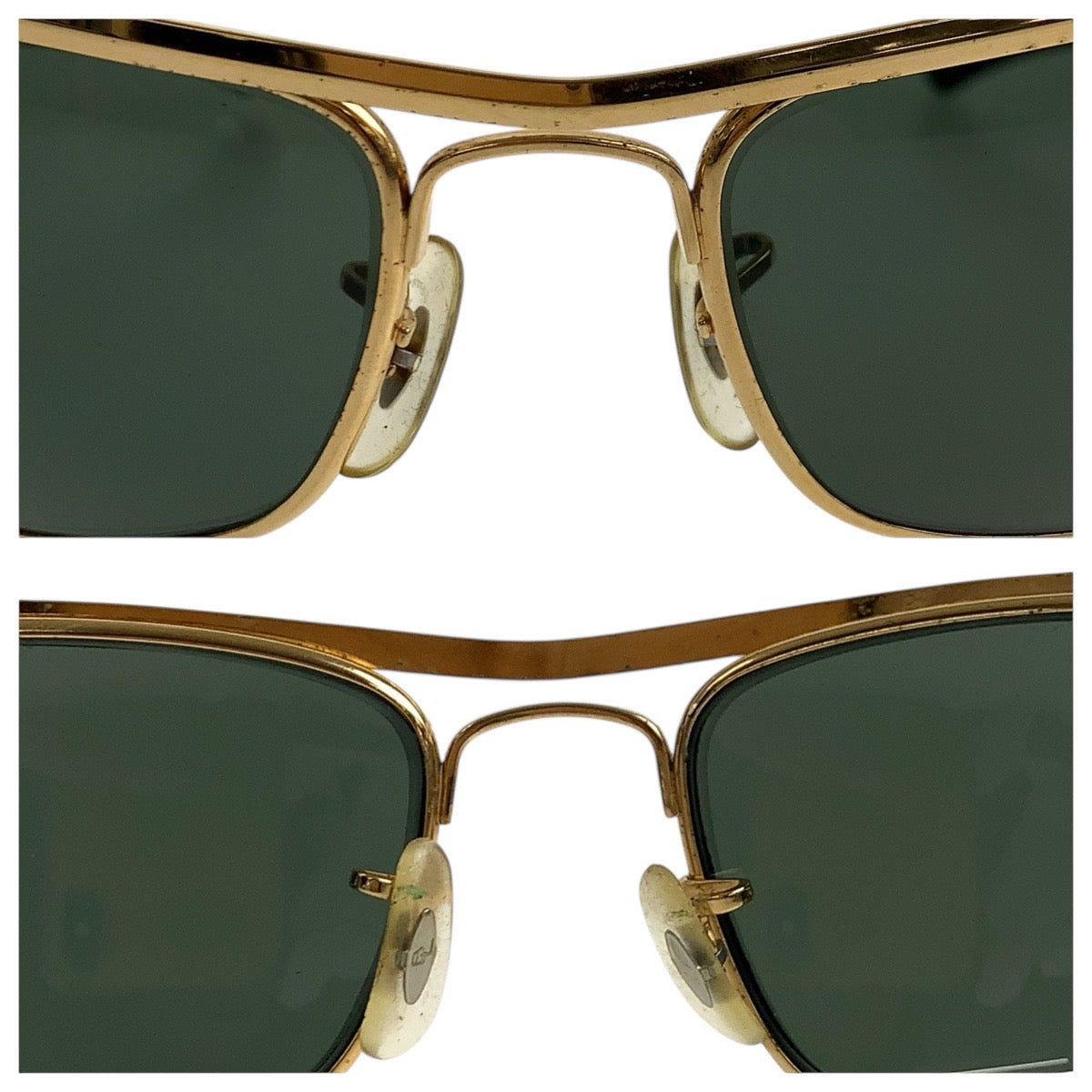 21846
Ray-Ban レイバン ヴィンテージ ボシュロム オリンピアン ゴールド グリーン メタル B&L サングラス メガネ 男女兼用 スクエア メンズ ABP14