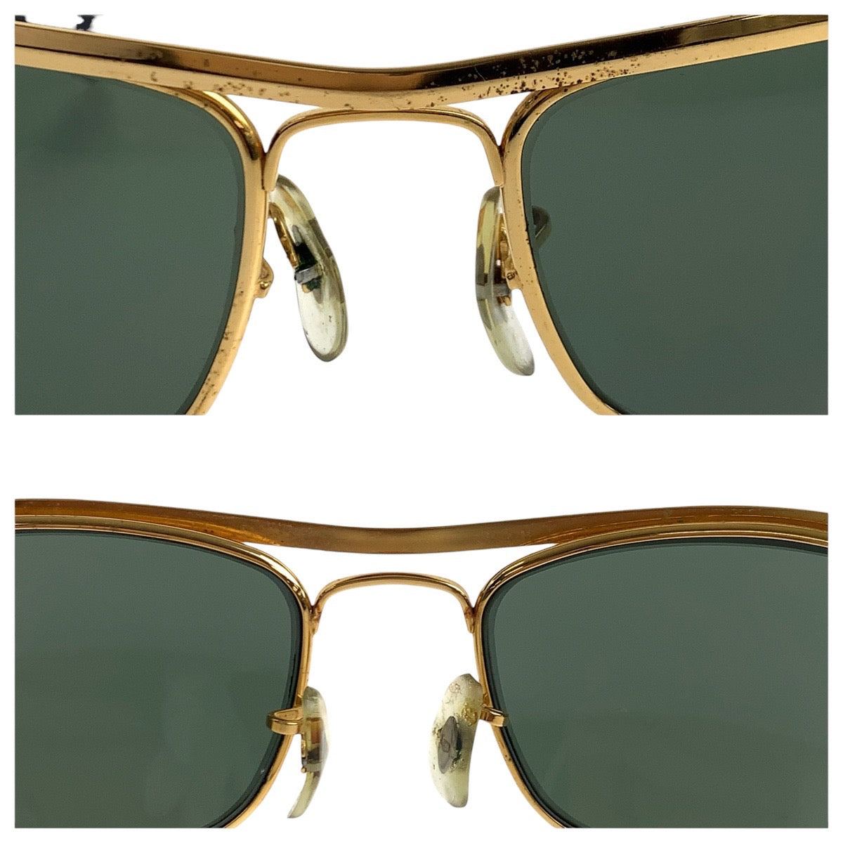 21848
Ray-Ban レイバン ヴィンテージ ボシュロム オリンピアン ゴールド グリーン メタル L0255 YPAW サングラス メガネ 男女兼用 スクエア メンズ ABP14