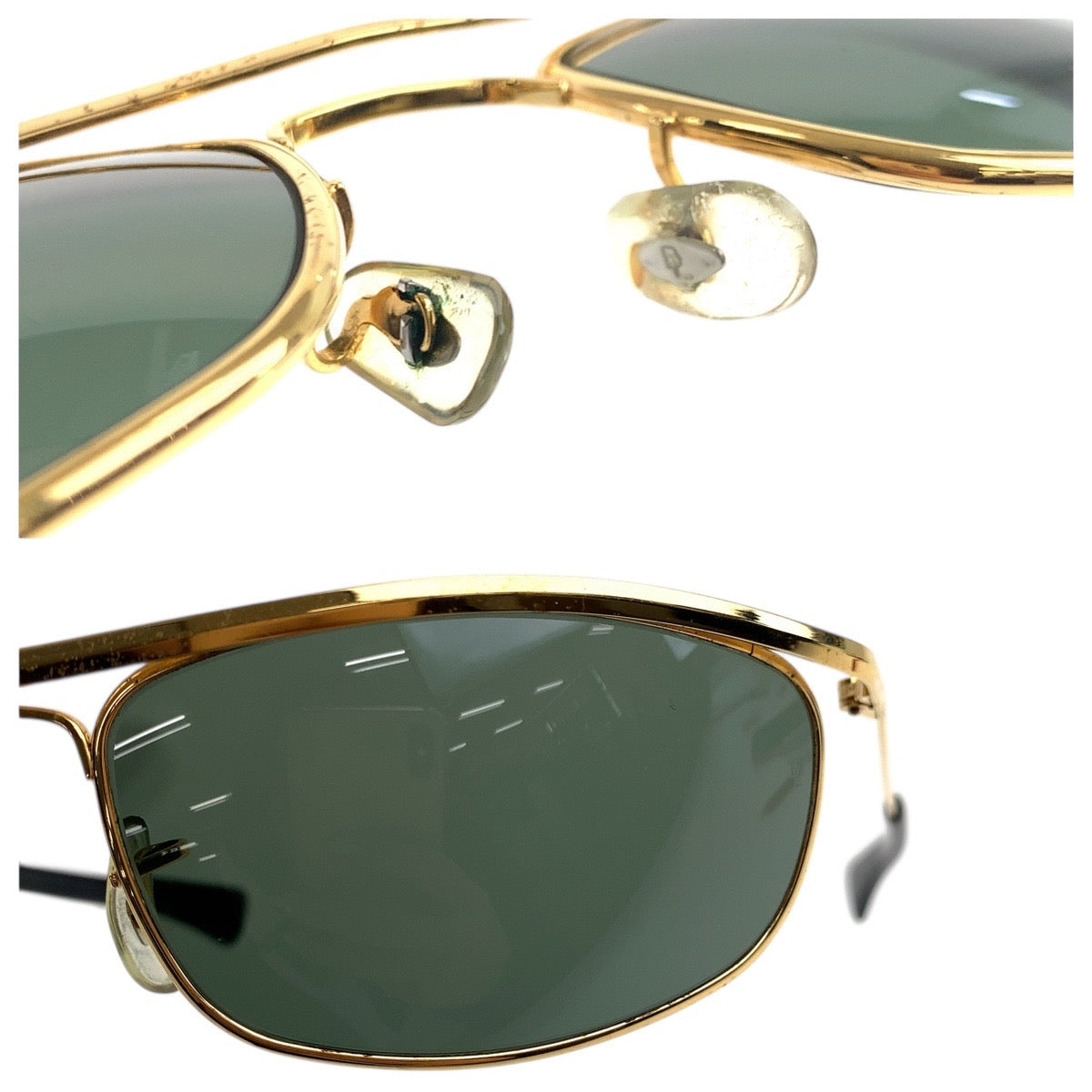 21848
Ray-Ban レイバン ヴィンテージ ボシュロム オリンピアン ゴールド グリーン メタル L0255 YPAW サングラス メガネ 男女兼用 スクエア メンズ ABP14