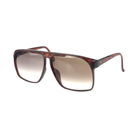 21855
Christian Dior クリスチャンディオール ヴィンテージ ブラウン ゴールド シルバー金具 プラスチック 2152A 14 サングラス メガネ 男女兼用 ティアドロップ レディース AB18