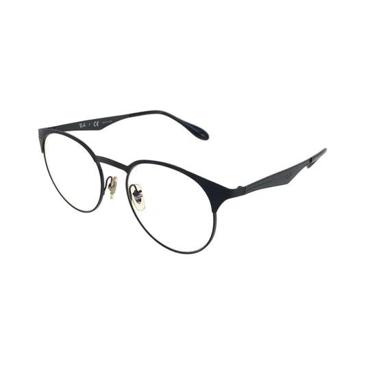 21856
Ray-Ban レイバン ブラック 黒 シルバー金具 スチール RB 6406 2904 51▫︎18 145 メガネ 伊達メガネ 男女兼用 メンズ ABP14