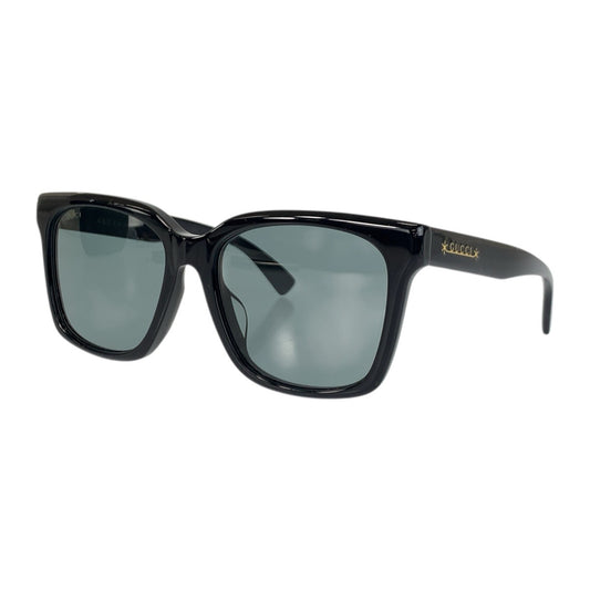 21863
GUCCI グッチ ブラック 黒 プラスチック 56▫︎18-145L サングラス 男女兼用 ウェリントン メンズ A24