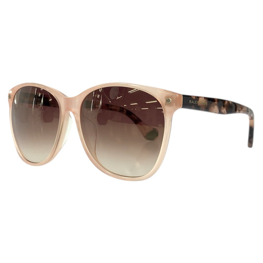 21864
BALENCIAGA バレンシアガ ピンク プラスチック サングラス ウェリントン レディース A28