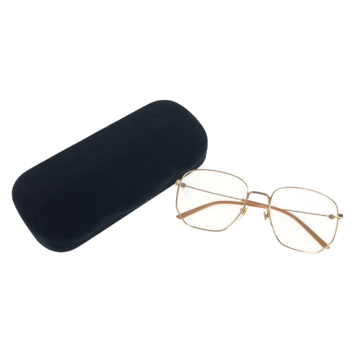 21869
GUCCI グッチ インターロッキング ゴールド ベージュ メタル GG0396S 001 56□18-140 メガネ サングラス 男女兼用 レディース A28