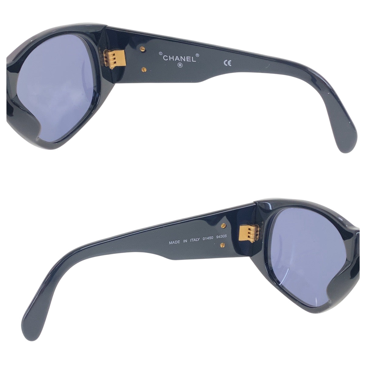 21870
CHANEL シャネル マトラッセ ココマーク ブラック ゴールド金具 プラスチック 01450 94305 サングラス メガネ 男女兼用 スクエア レディース A30