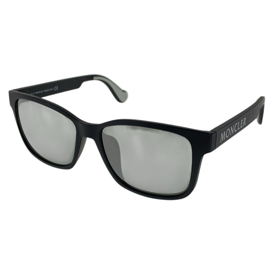 21876
MONCLER モンクレール ミラーレンズ ブラック 黒 シルバー金具 プラスチック ML 0164-K 02C 59□17 145 サングラス 男女兼用 ウェリントン レディース A20
