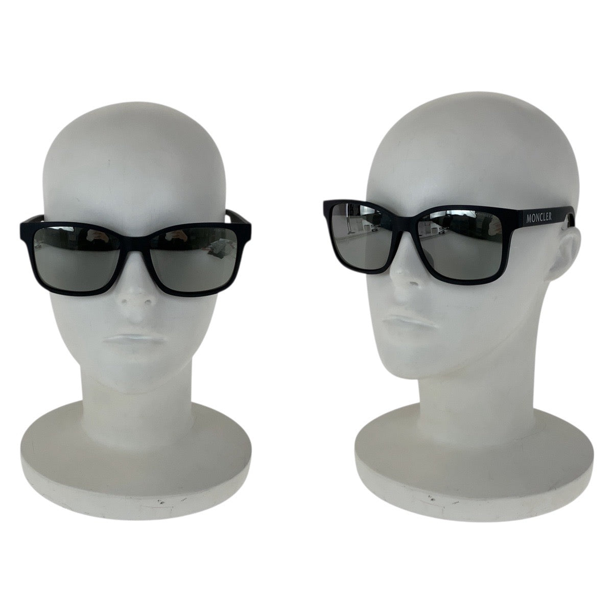 21876
MONCLER モンクレール ミラーレンズ ブラック 黒 シルバー金具 プラスチック ML 0164-K 02C 59□17 145 サングラス 男女兼用 ウェリントン レディース A20