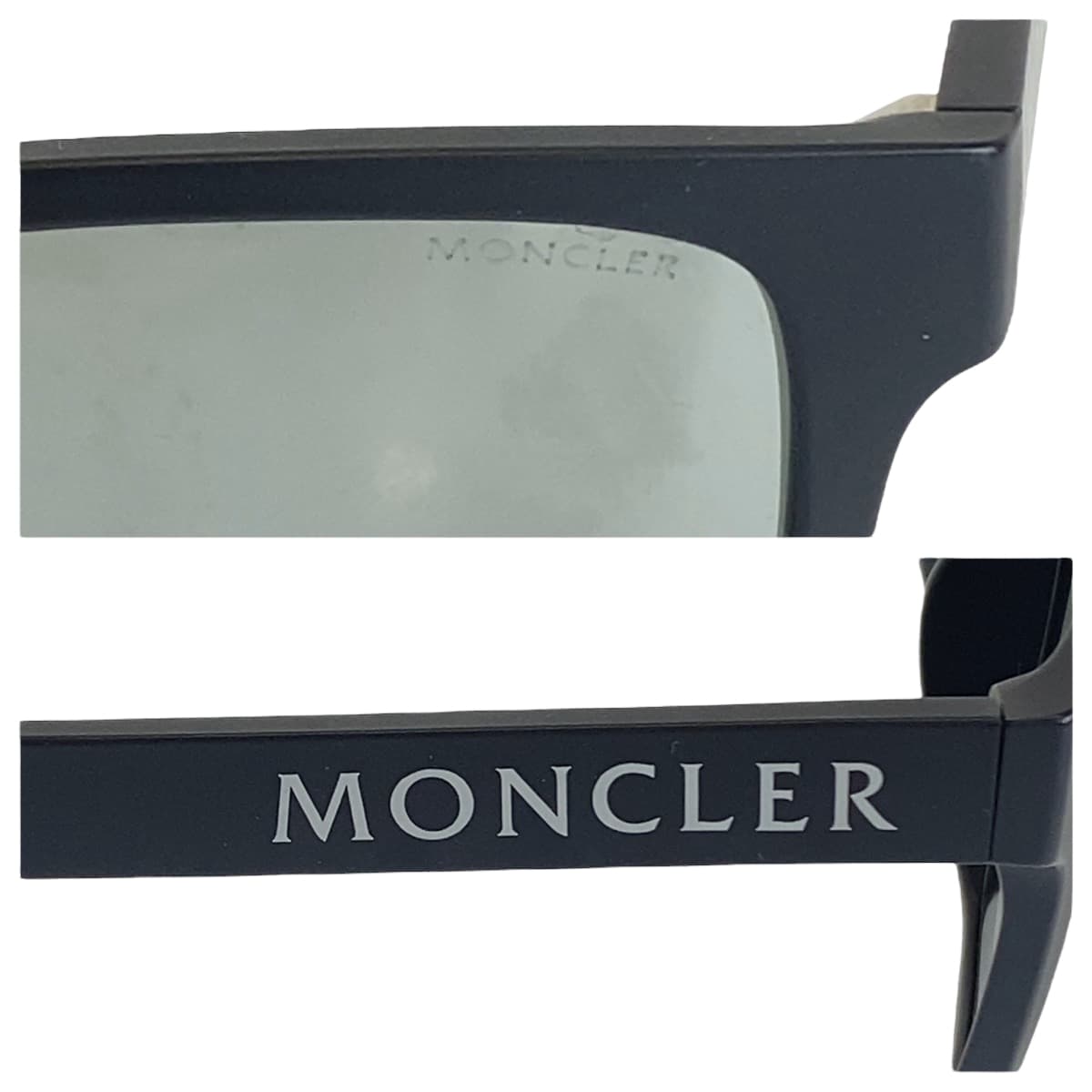 21876
MONCLER モンクレール ミラーレンズ ブラック 黒 シルバー金具 プラスチック ML 0164-K 02C 59□17 145 サングラス 男女兼用 ウェリントン レディース A20