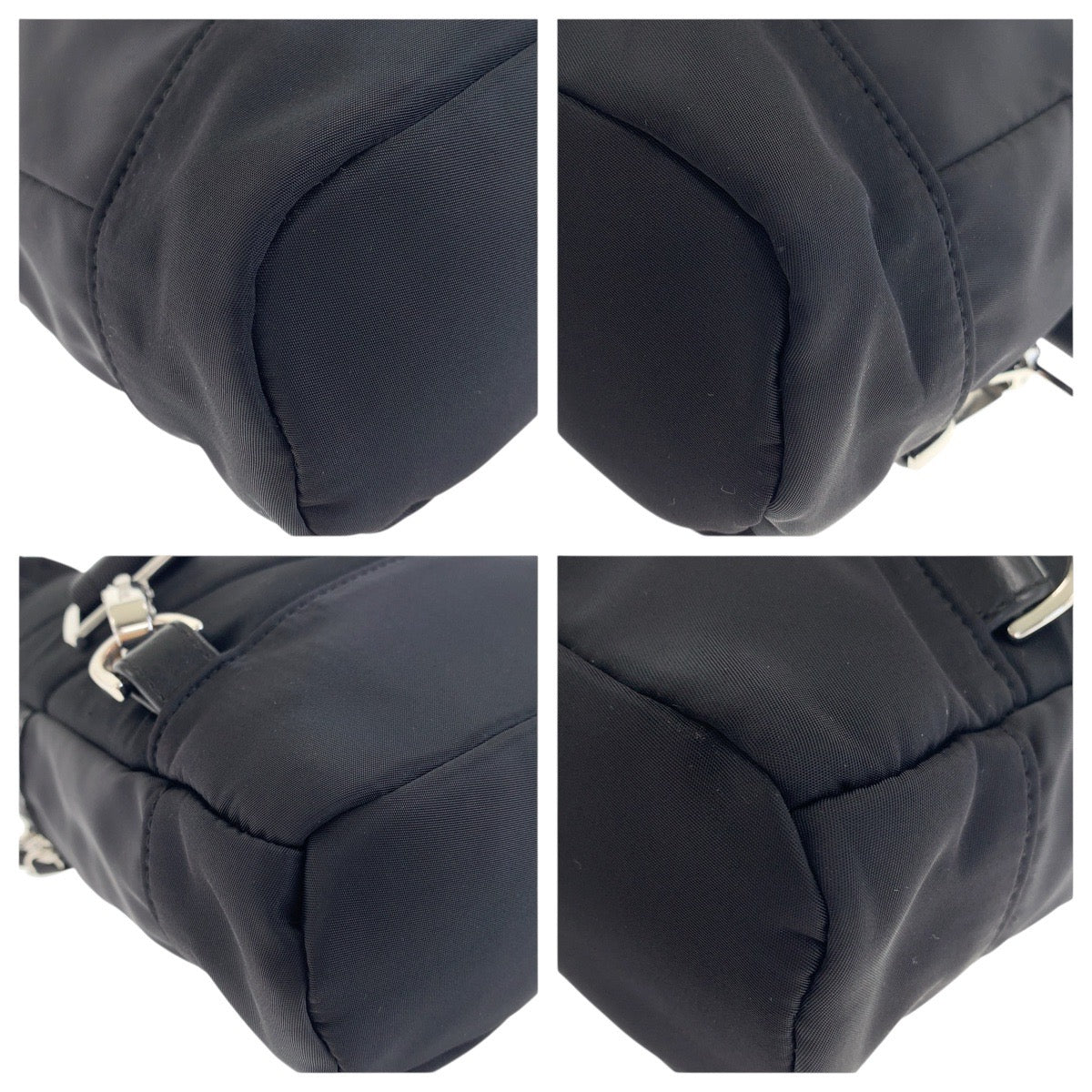 21880
DIESEL ディーゼル ブラック 黒 シルバー金具 ナイロン / レザー ショルダーバッグ ワンショルダー ボディバッグ レディース A5