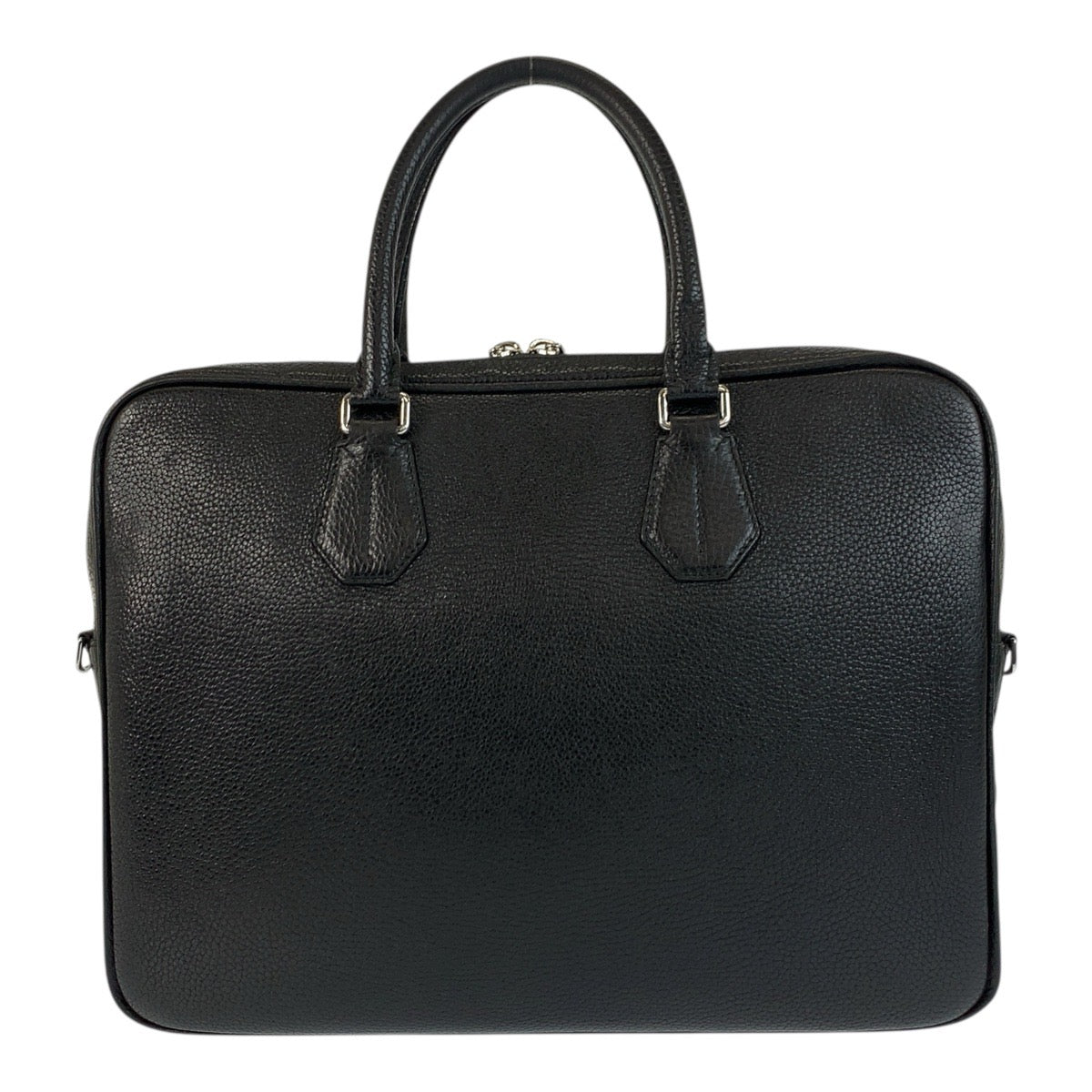 21883
BALLY バリー トレインスポッティング ブラック 黒 シルバー金具 レザー ビジネスバッグ ブリーフケース メンズ ABP28