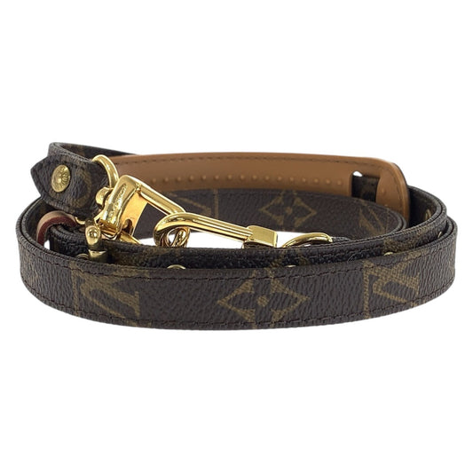 21886
LOUIS VUITTON ルイヴィトン モノグラム ブラウン ゴールド金具 PVC J52315 ショルダーストラップ レディース A28