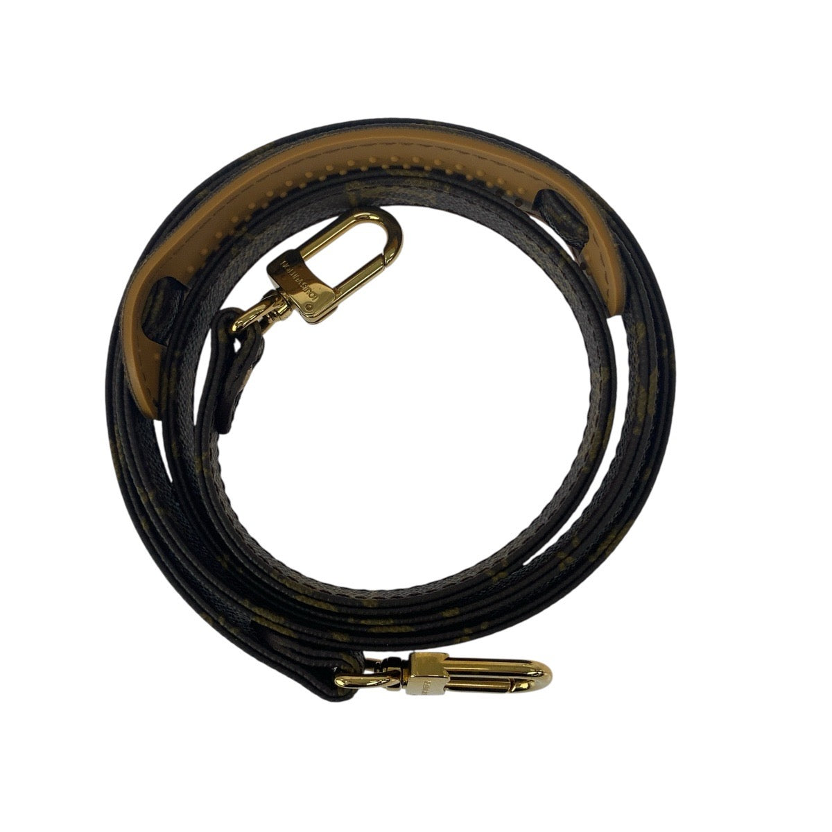 21887
LOUIS VUITTON ルイヴィトン モノグラム ブラウン ゴールド金具 レザー J75010 ショルダーバッグ ショルダーストラップのみ レディース A28