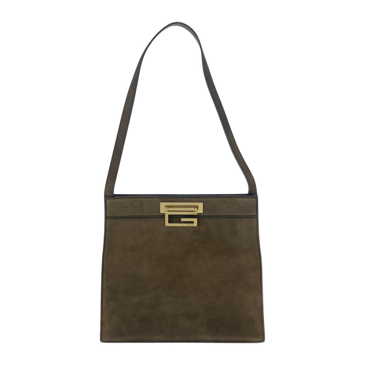 21889
GUCCI グッチ ブラウン ゴールド金具 スウェード 001 2684 1863 ショルダーバッグ レディース ABP28