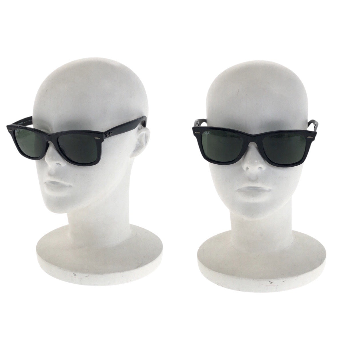 21893
Ray-Ban レイバン ウェイファーラー ブラック グリーン シルバー金具 プラスチック RB 2140-F 901 52▫︎22 3N サングラス 男女兼用 スクエア メンズ AB15