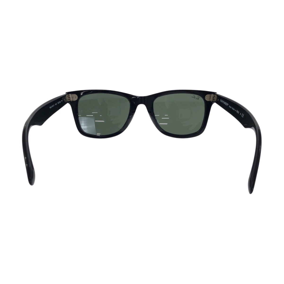 21893
Ray-Ban レイバン ウェイファーラー ブラック グリーン シルバー金具 プラスチック RB 2140-F 901 52▫︎22 3N サングラス 男女兼用 スクエア メンズ AB15