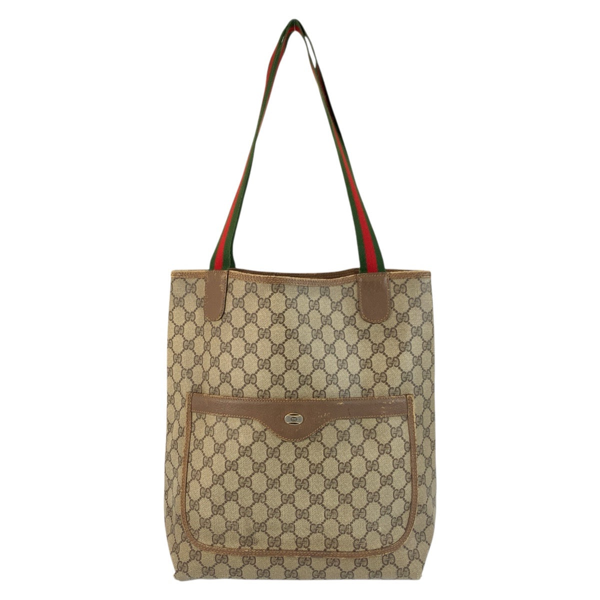 21904
GUCCI グッチ ヴィンテージ シェリーライン ベージュ ブラウン GGスプリームキャンバス 39 02 003 トートバッグ ショルダーバッグ レディース AB20