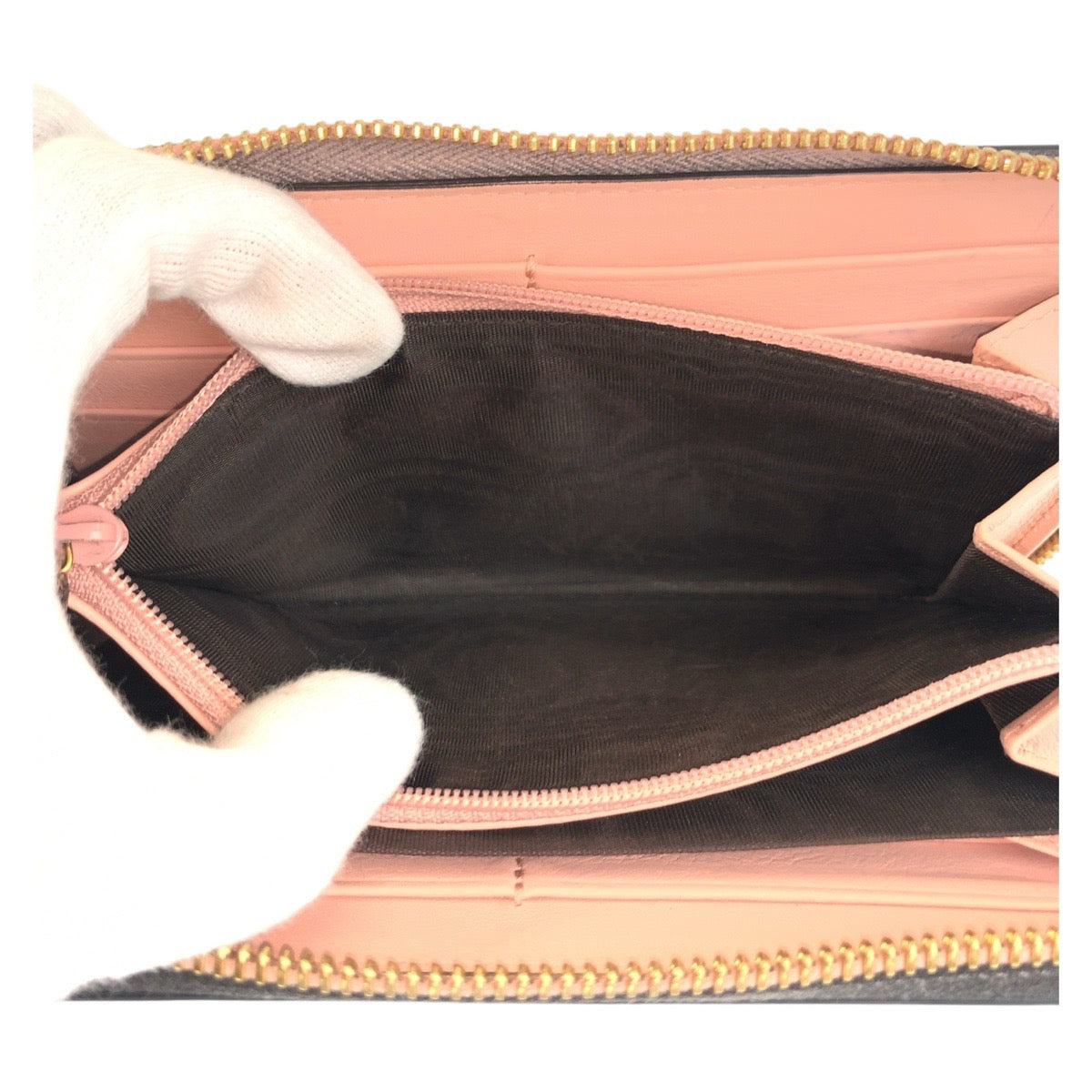 21912
GUCCI グッチ バンブー ブラック 黒 ゴールド金具 レザー 453158 長財布 ロングウォレット レディース A28