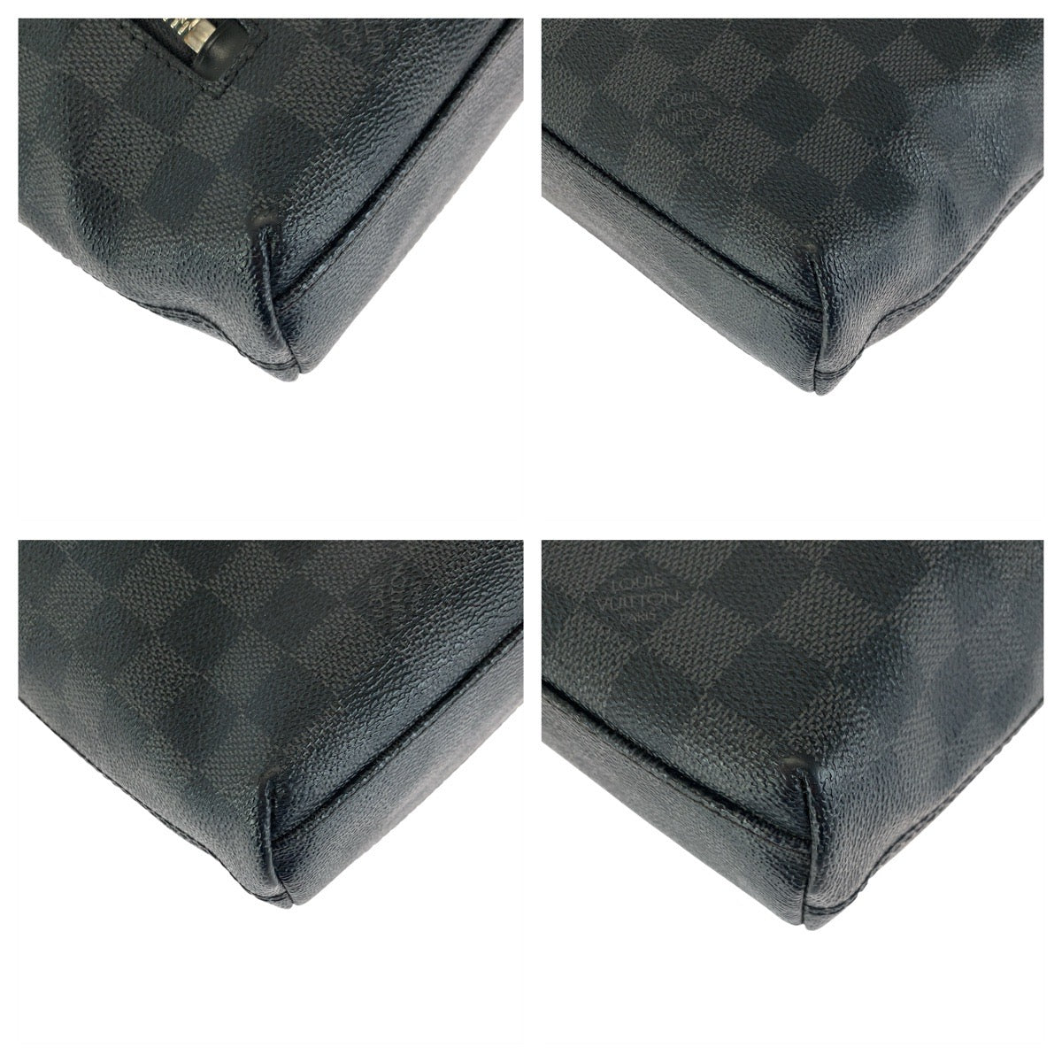21914
LOUIS VUITTON ルイヴィトン ダミエ グラフィット ミックPM ブラック 黒 シルバー金具 PVC N41211 ショルダーバッグ ポシェット メンズ AB45
