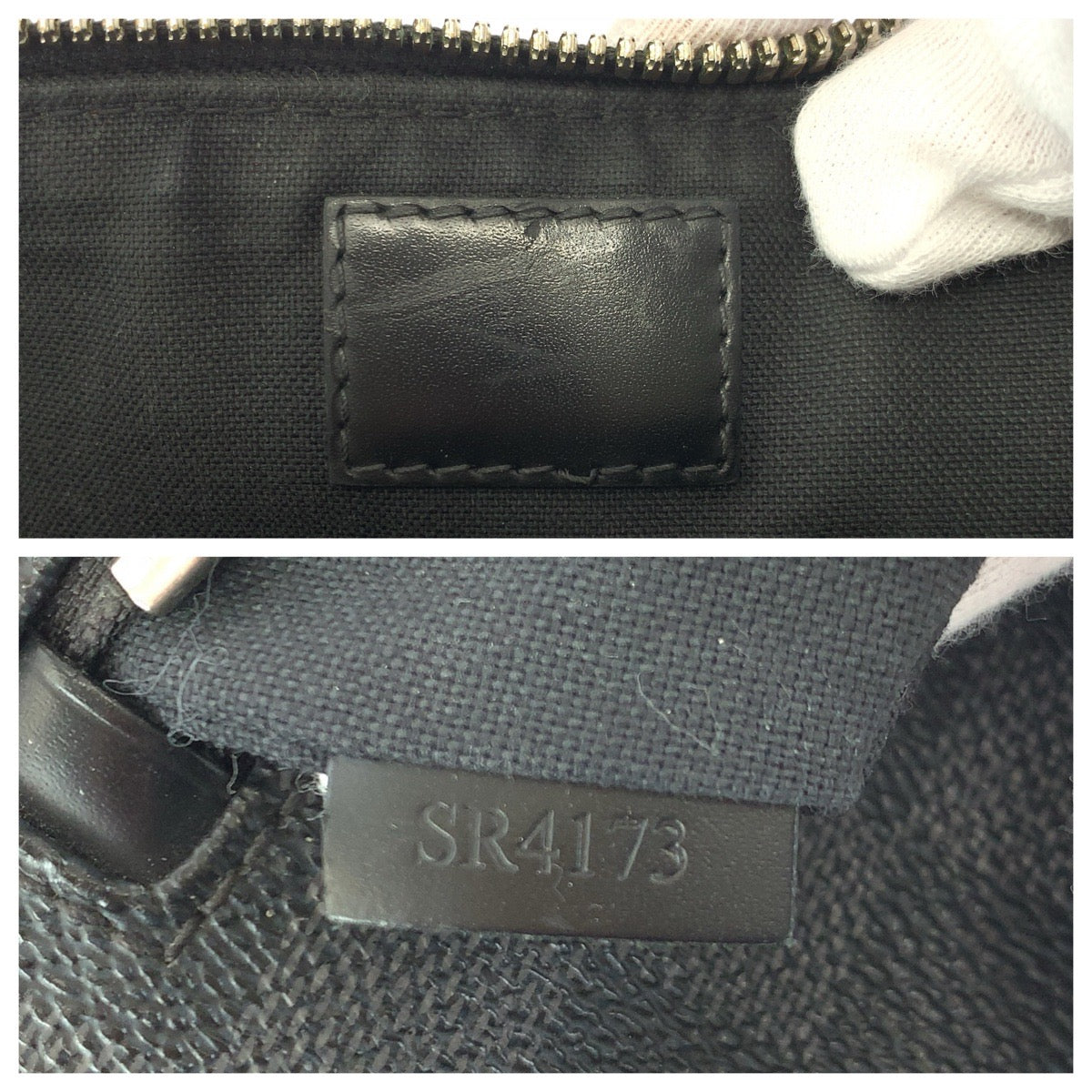 21914
LOUIS VUITTON ルイヴィトン ダミエ グラフィット ミックPM ブラック 黒 シルバー金具 PVC N41211 ショルダーバッグ ポシェット メンズ AB45