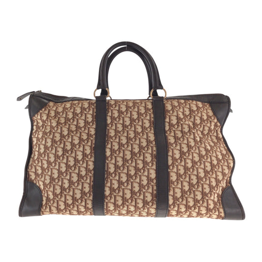 21927
Christian Dior クリスチャンディオール ヴィンテージ トロッター ブラウン キャンバス / レザー ハンドバッグ ミニボストンバッグ レディース AB42