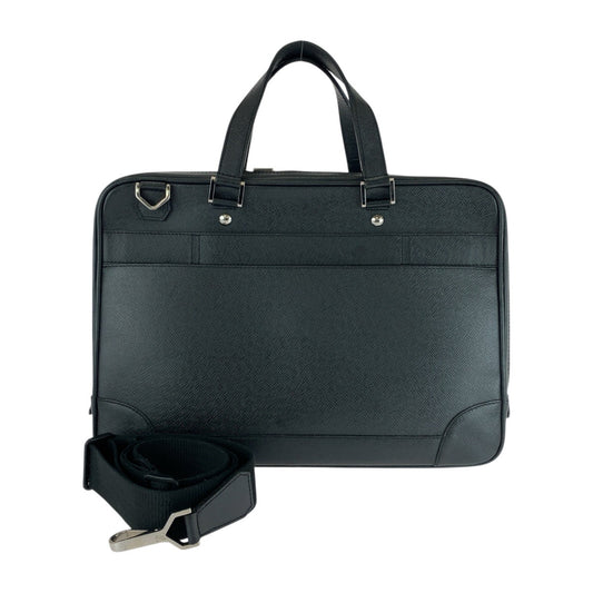 21930
LOUIS VUITTON ルイヴィトン タイガ アレクサンダー アルドワーズ ブラック 黒 シルバー金具 レザー M31162 ビジネスバッグ ブリーフケース メンズ AB48