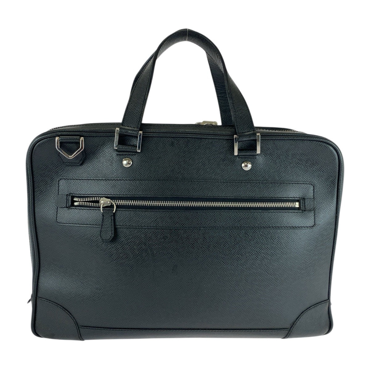 21930
LOUIS VUITTON ルイヴィトン タイガ アレクサンダー アルドワーズ ブラック 黒 シルバー金具 レザー M31162 ビジネスバッグ ブリーフケース メンズ AB48