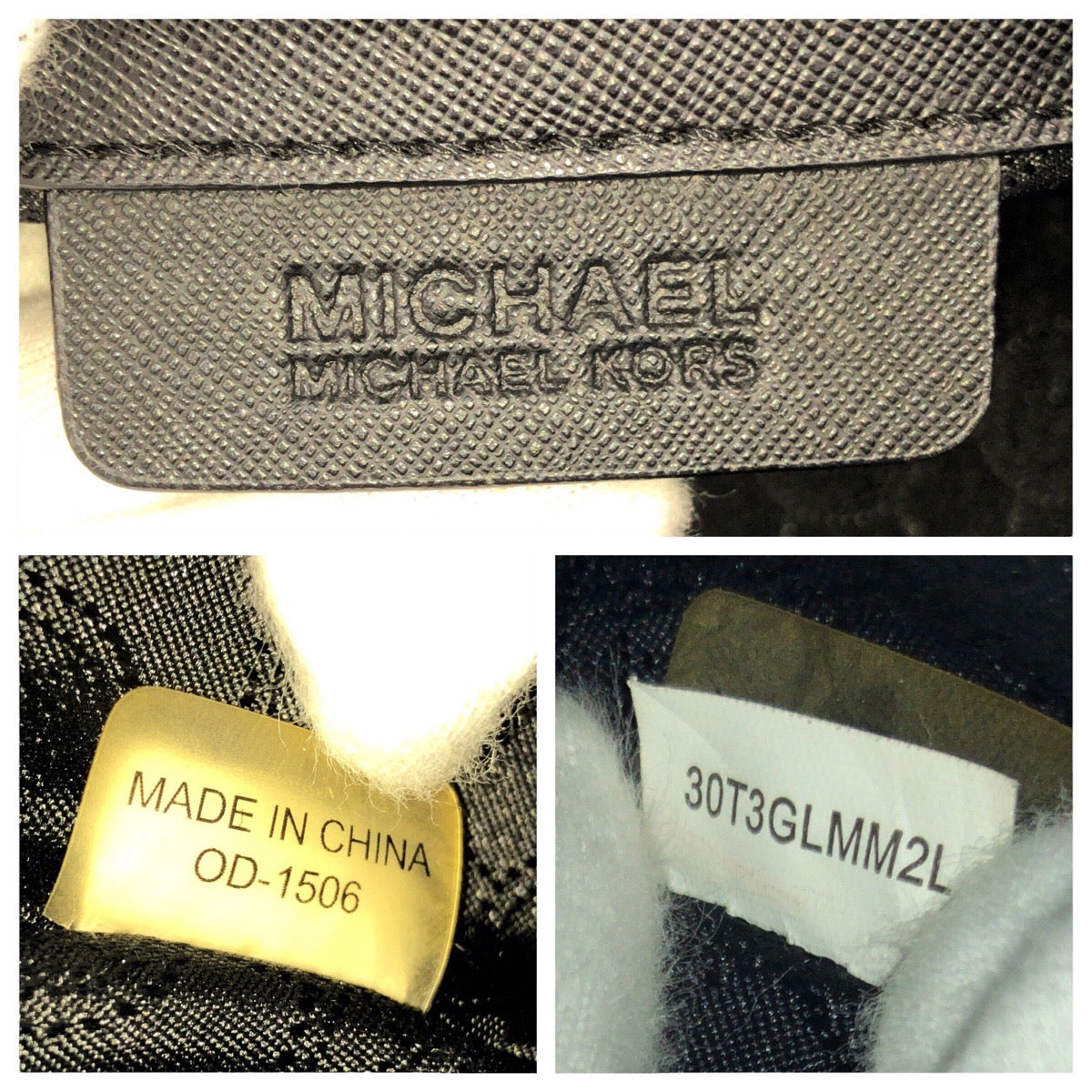 21937
Michael Kors マイケルコース ブラック 黒 ゴールド金具 レザー 30T3GLMM2L ショルダーバッグ レディース ABP6