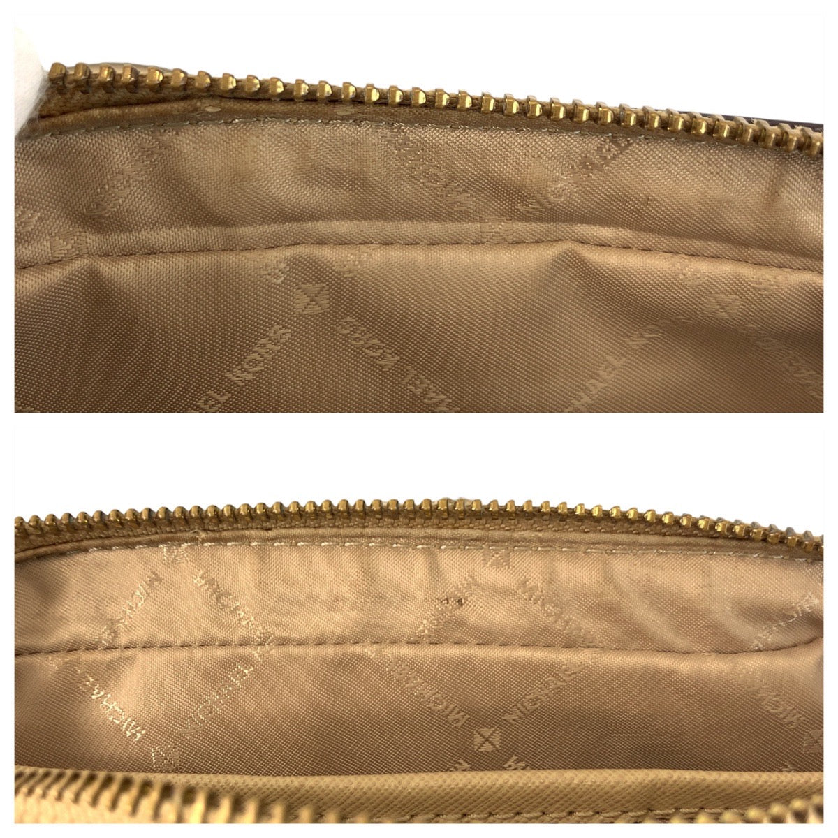 21938
Michael Kors マイケルコース ジェットセット ベージュ ゴールド金具 レザー 35T8GTTC9L ショルダーバッグ ポシェット レディース A8