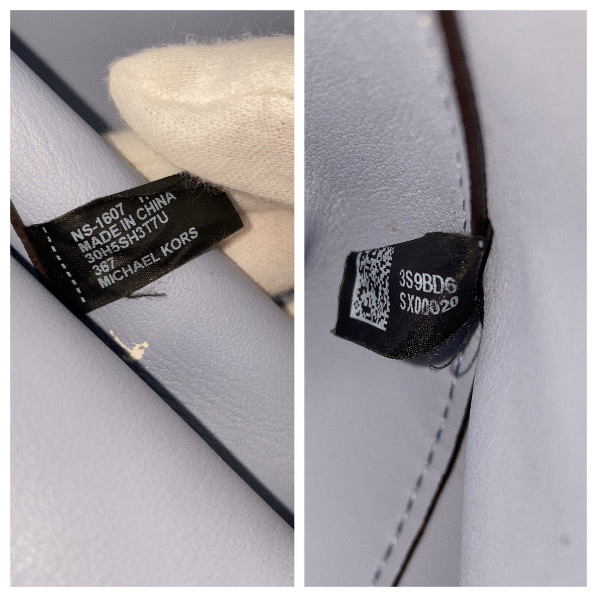 21940
Michael Kors マイケルコース ブルー シルバー金具 レザー 30H5SH3T7U トートバッグ ショルダーバッグ レディース AB3