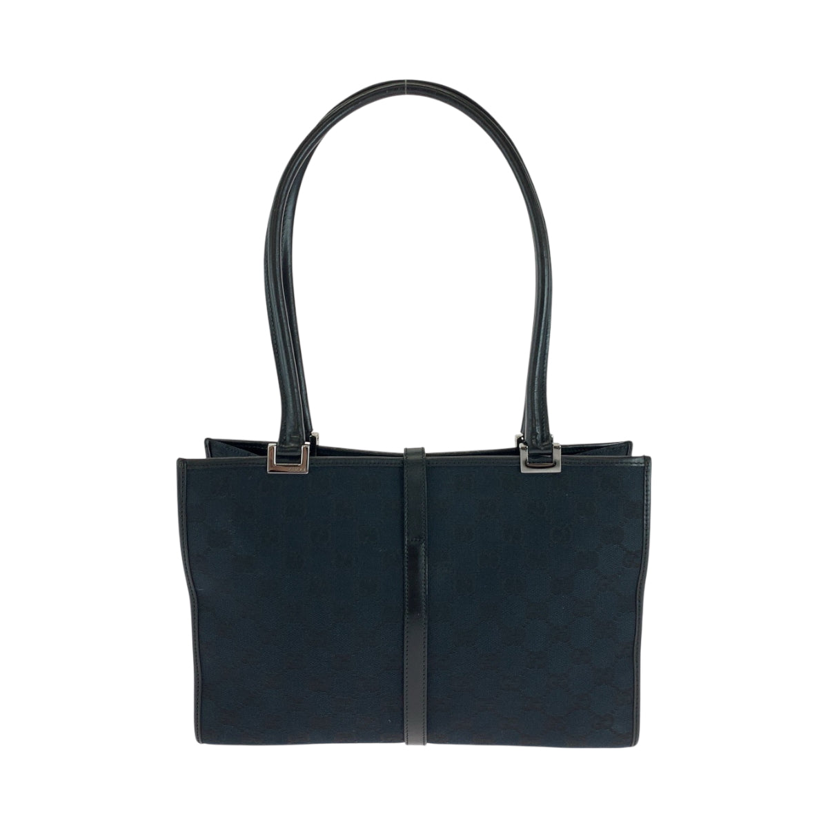 18209
GUCCI グッチ ジャッキー ブラック 黒 ガンメタ金具 GGキャンバス 002 1073 ショルダーバッグ ハンドバッグ レディース A54