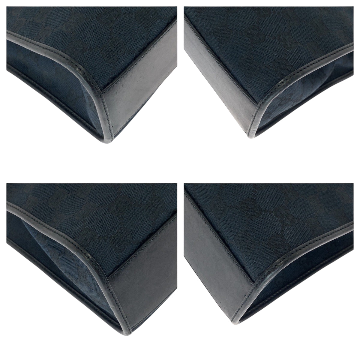 18209
GUCCI グッチ ジャッキー ブラック 黒 ガンメタ金具 GGキャンバス 002 1073 ショルダーバッグ ハンドバッグ レディース A54