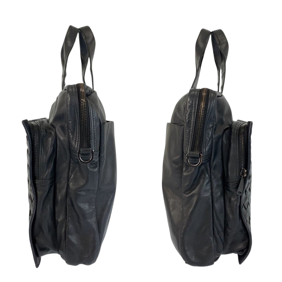 21955
BOTTEGAVENETA ボッテガヴェネタ マキシイントレチャート ブラック 黒 レザー BO8444117C ビジネスバッグ ブリーフケース ショルダーバッグ メンズ AB90