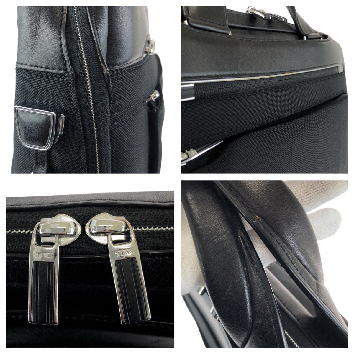 21965
TUMI トゥミ アリーヴェ 2way ブラック 黒 シルバー金具 ポリエステル / レザー 255002D2 ビジネスバッグ ブリーフケース ショルダーバッグ メンズ ABP28